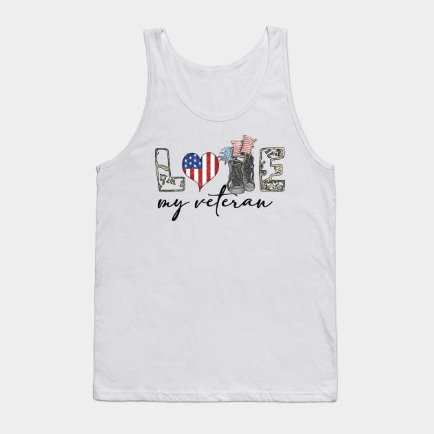 i love my veteran Tank Top by whatdlo